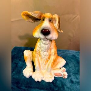 Pacific Rim "The Company For All Seasons" Sitting Dog Figurine. Ex Condition